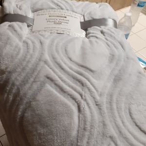 Luxury velvet holiday edition throw blanket